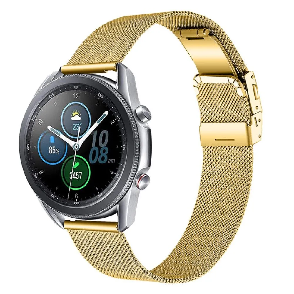 22mm Samsung Galaxy Watch (46mm) / Gear S3 stainless steel watch strap - Gold