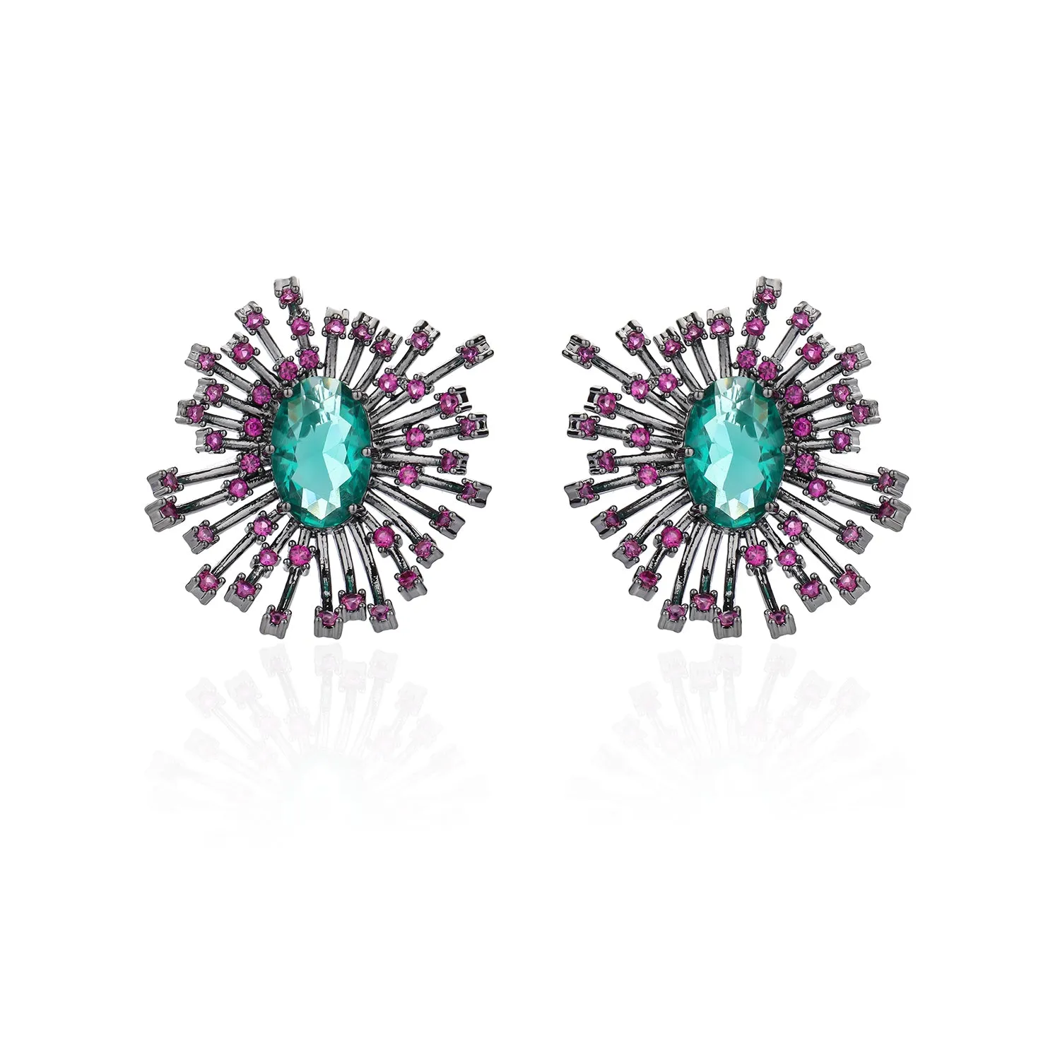 5A Cubic Zirconia Stud Earring for Wedding Accessories CE10992