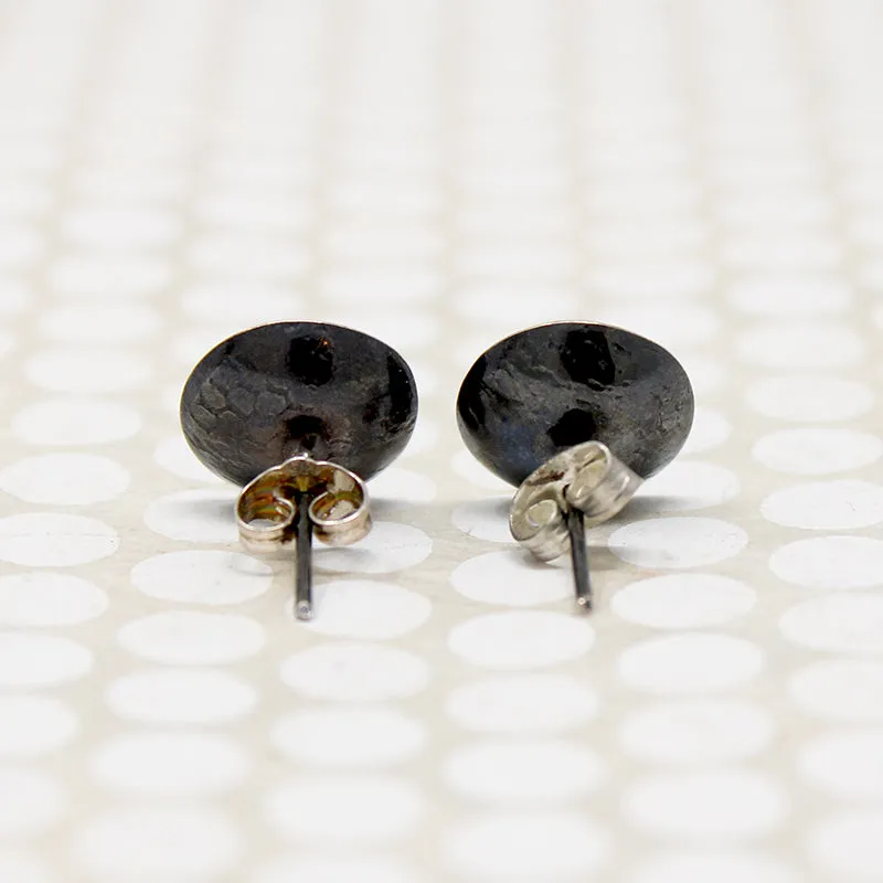 Black Sterling Silver Studs from Allie B.