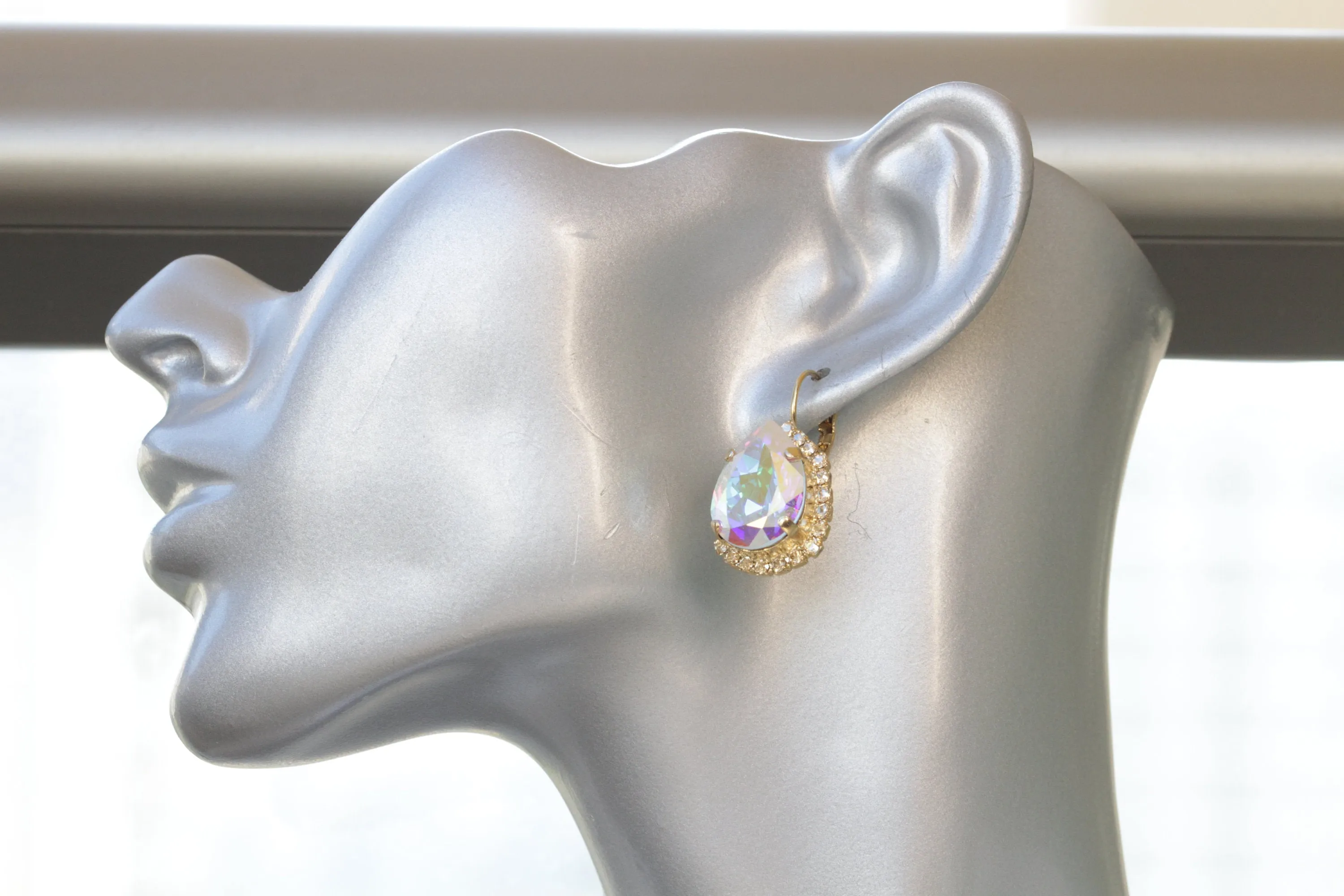BRIDAL AB Crystal Earrings