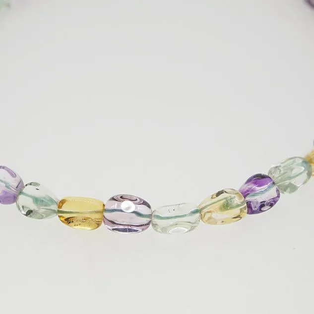 Citrine, Prasiolite, and Amethyst Tumble (S)