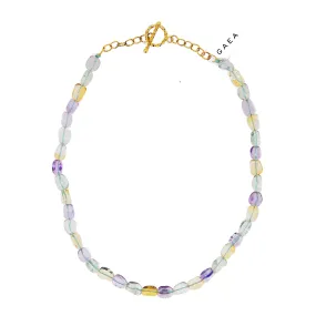 Citrine, Prasiolite, and Amethyst Tumble (S)