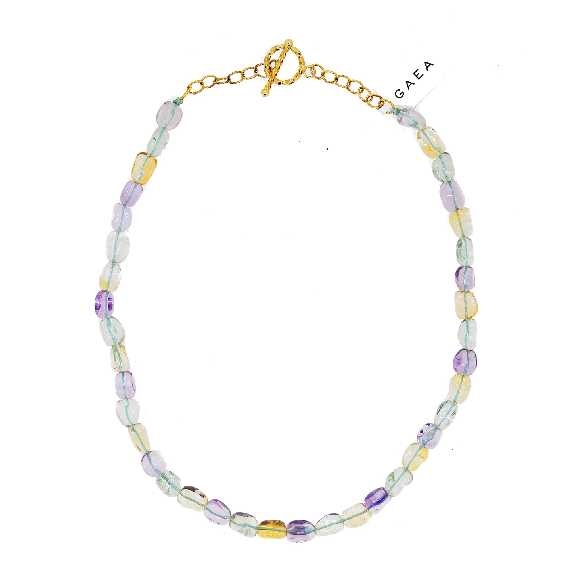 Citrine, Prasiolite, and Amethyst Tumble (S)