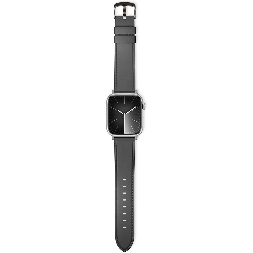 Epico Apple Watch (42/44/SE/45/46/49mm) Ægte Læder Rem - Sort