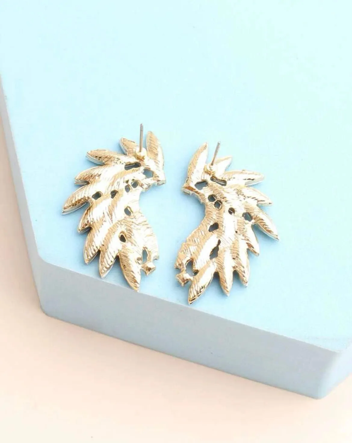 Green Mistletoe Studs
