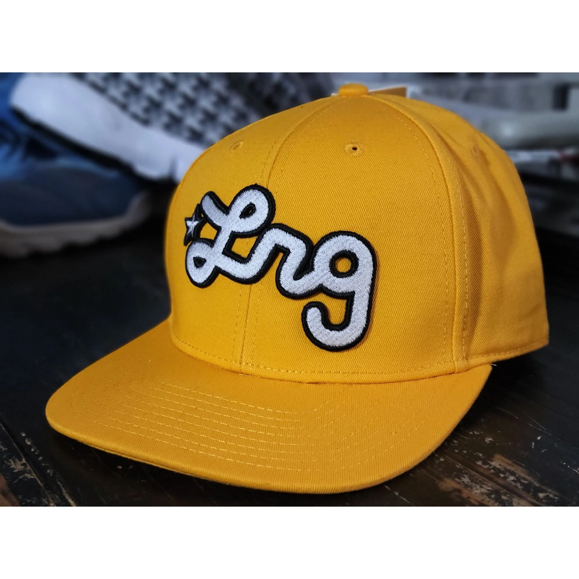 LRG Lifted Research Group Yellow Hip Hop Snapback Hat