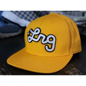 LRG Lifted Research Group Yellow Hip Hop Snapback Hat