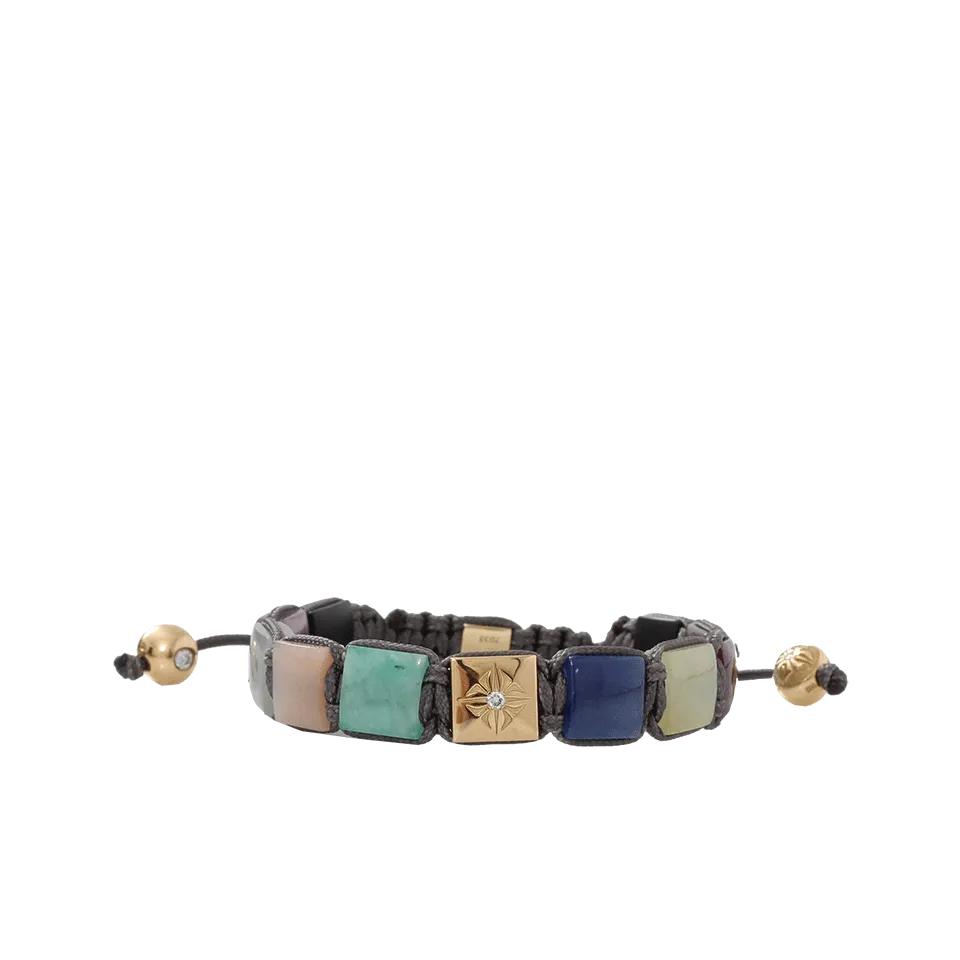 Mix Stone Lock Bracelet
