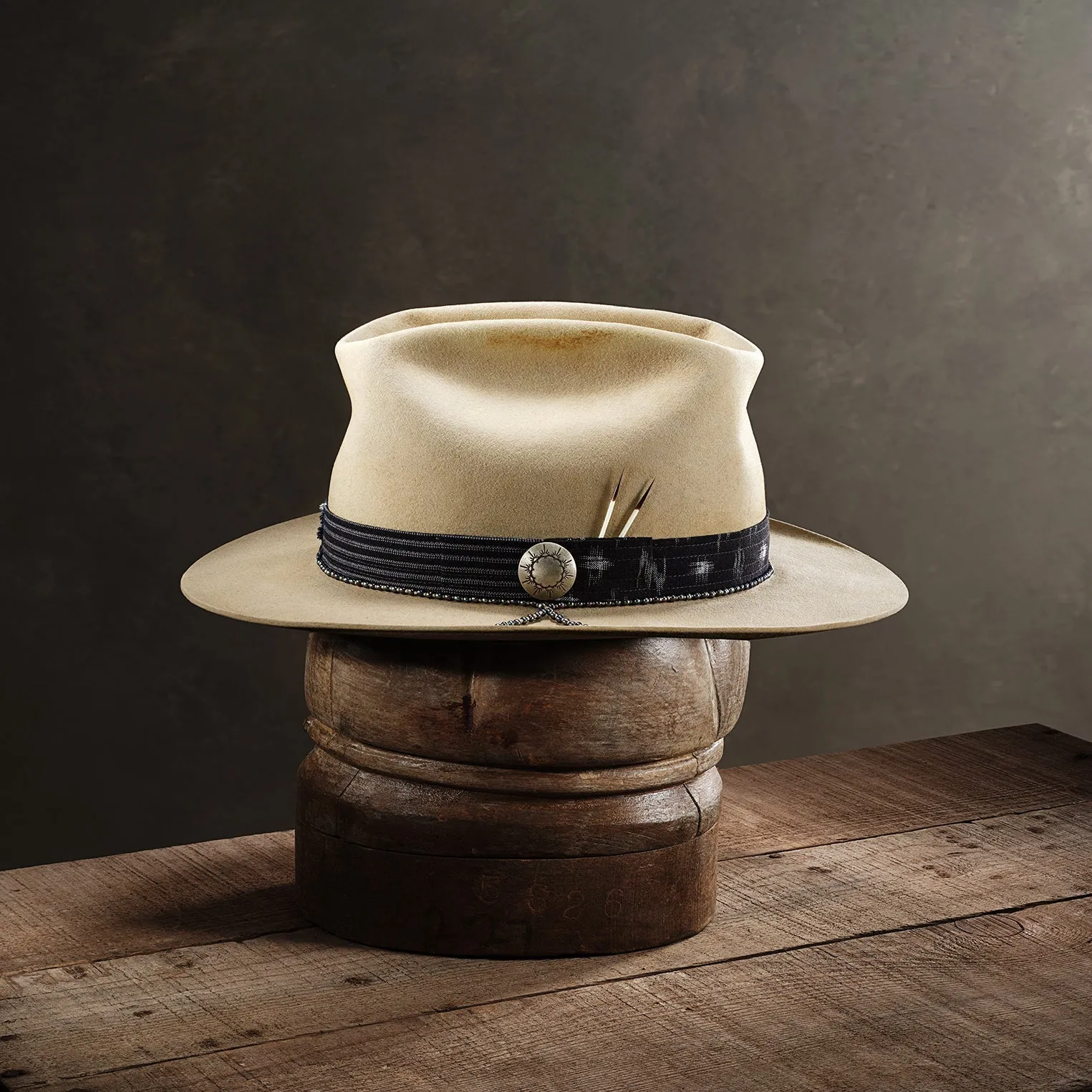 Obi Road Vintage Felt Hat-Dusty Pearl