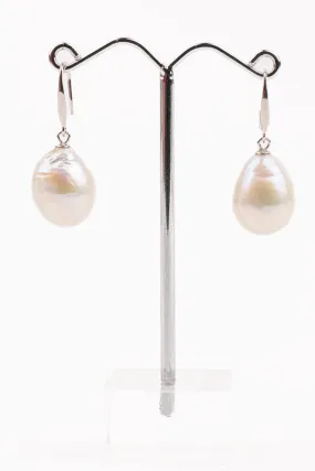 Pearl Shepherd Hooks - P43 13-14mm White