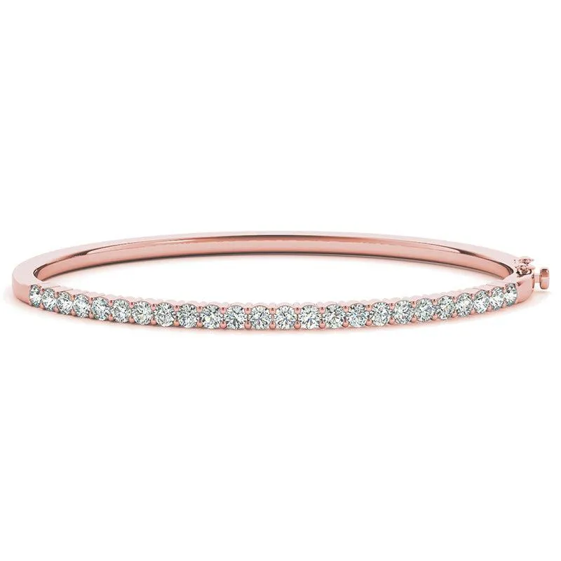 Sicily - One Carat Diamond Bangle