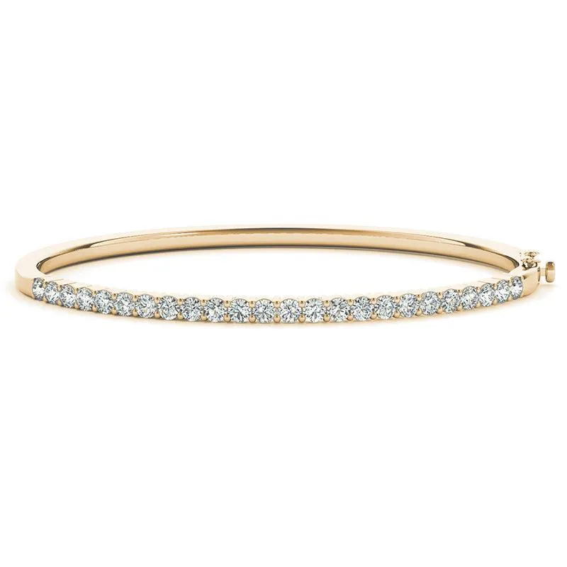 Sicily - One Carat Diamond Bangle