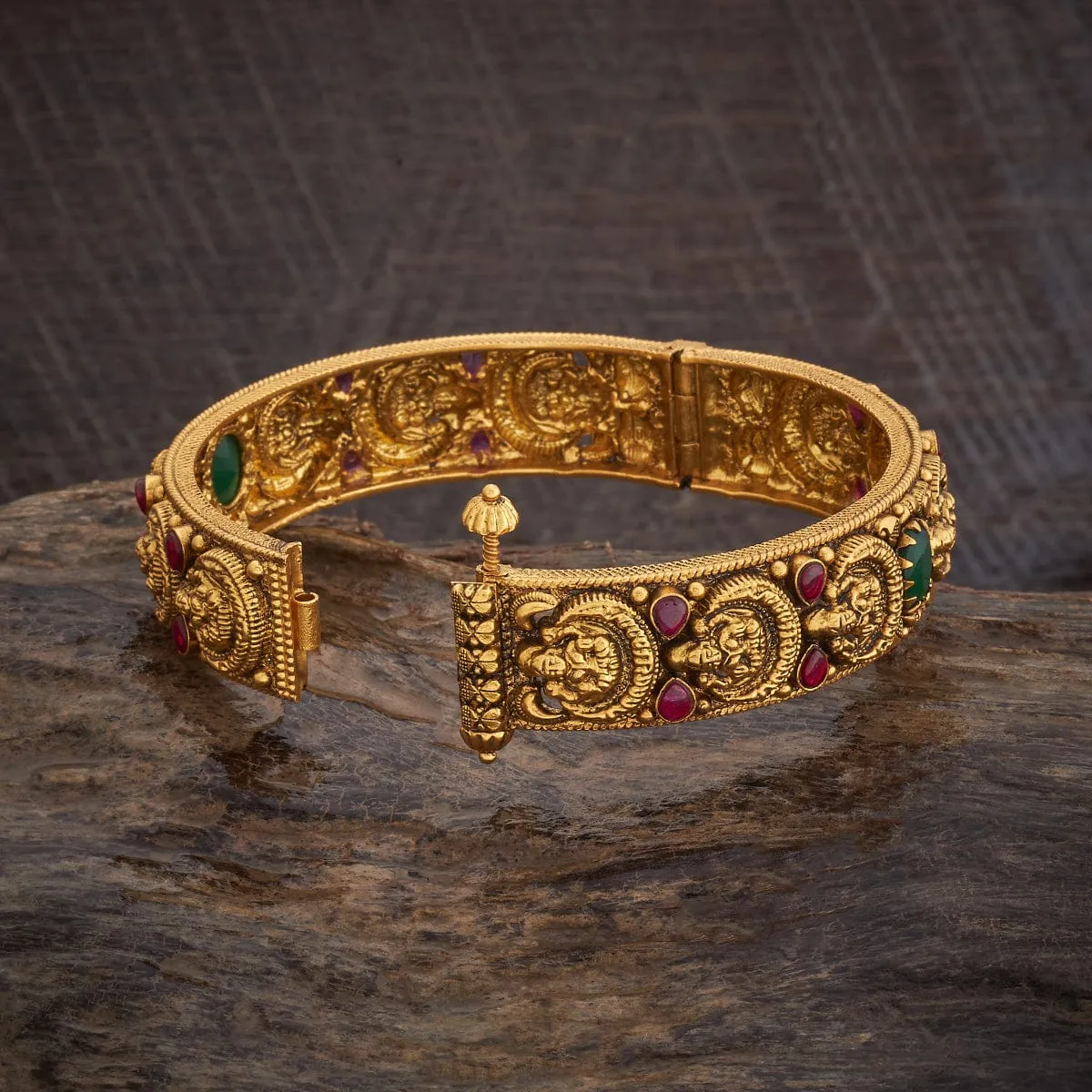 Silver Temple Bangle 177371
