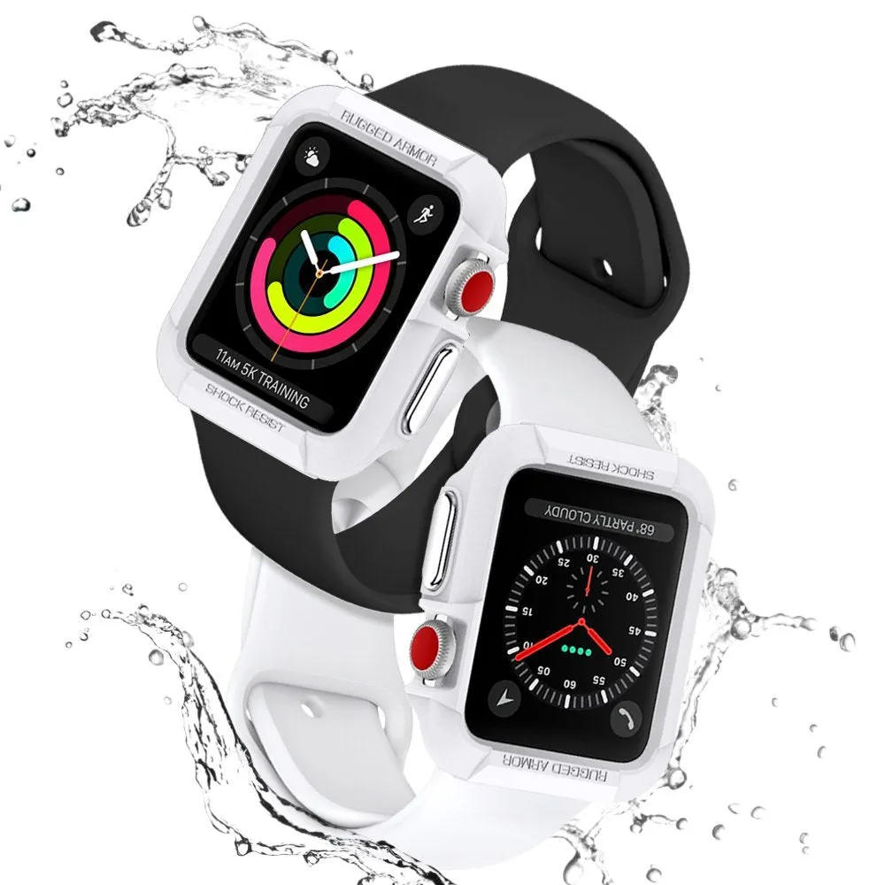 Spigen Rugged Armor for Apple Watch Series 3 - 2 - 1 (42mm) Protection Case - White