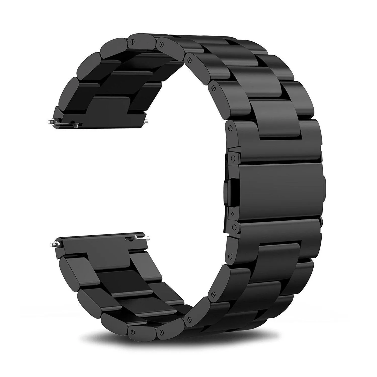 Stainless Steel Link Watch Strap Compatible with the Amazfit 20mm Range