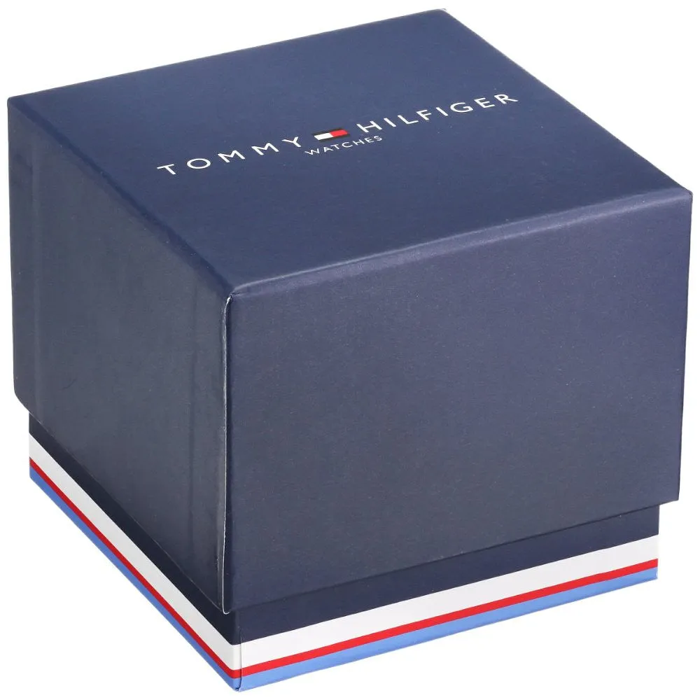 Tommy Hilfiger Women's 1781120 Sport Gold Toned Black Silicon Watch