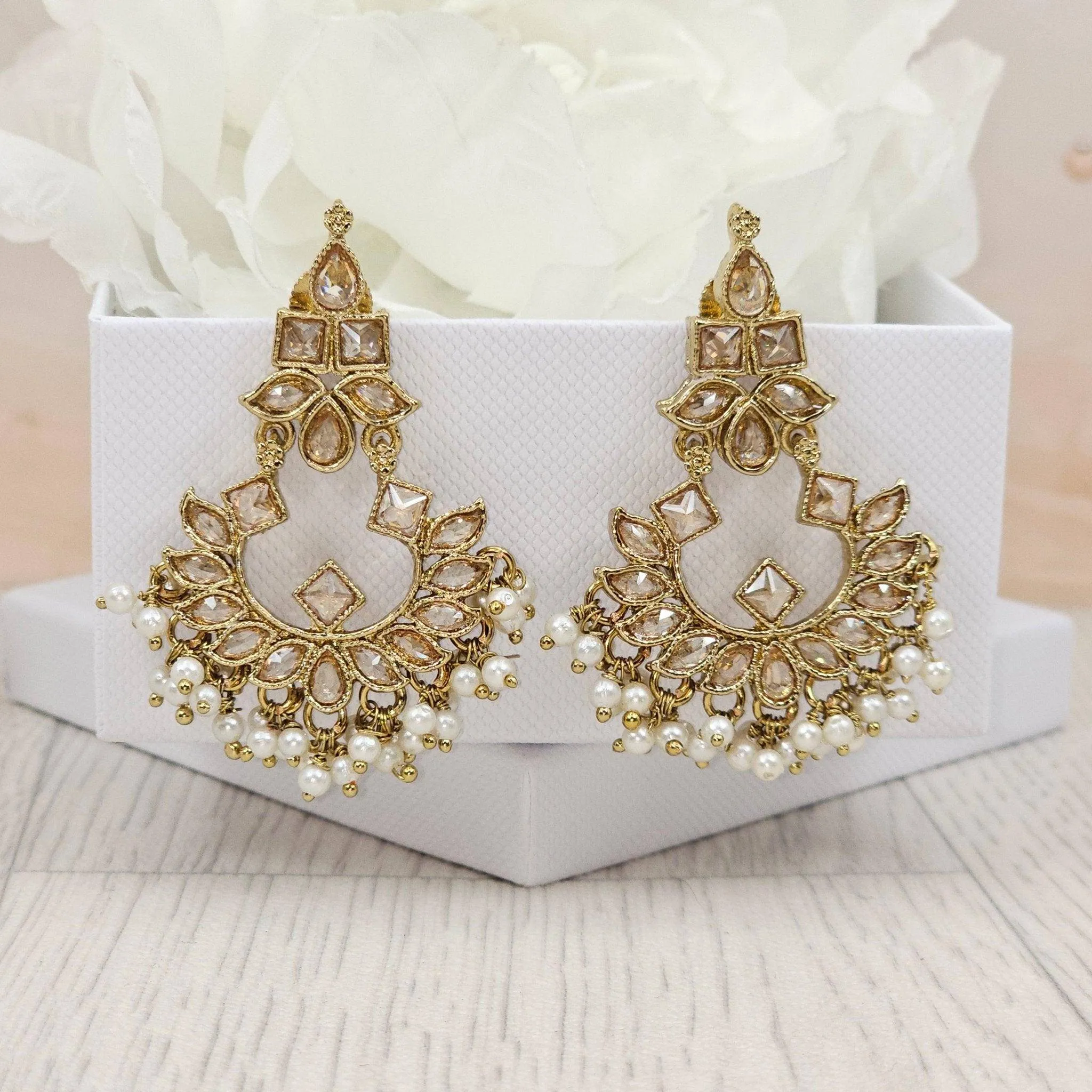 Traditional Pearl Drop Earrings
