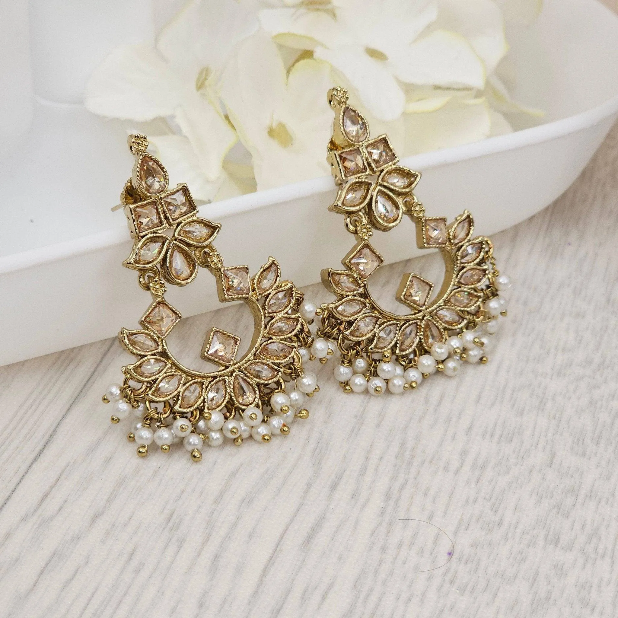 Traditional Pearl Drop Earrings
