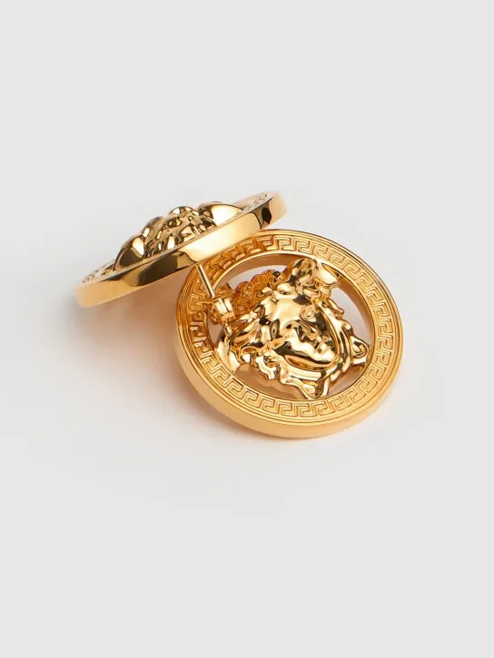 Versace   Logo stud earrings 
