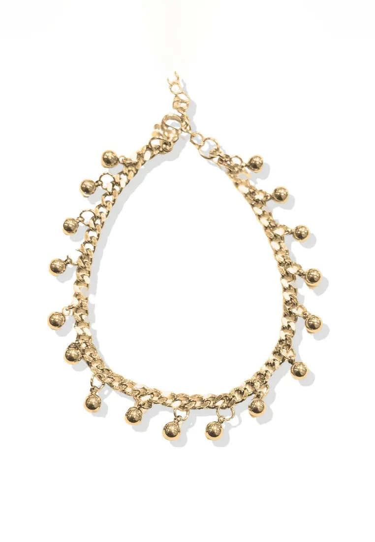 Zora Beads Pendant Chain Bracelet
