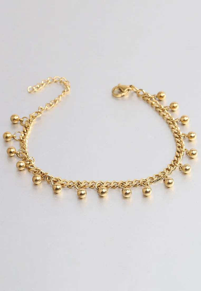 Zora Beads Pendant Chain Bracelet