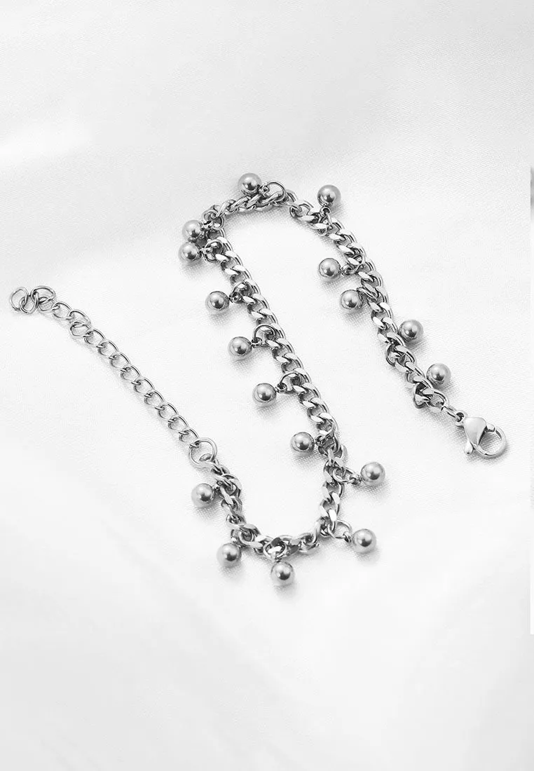 Zora Beads Pendant Chain Bracelet