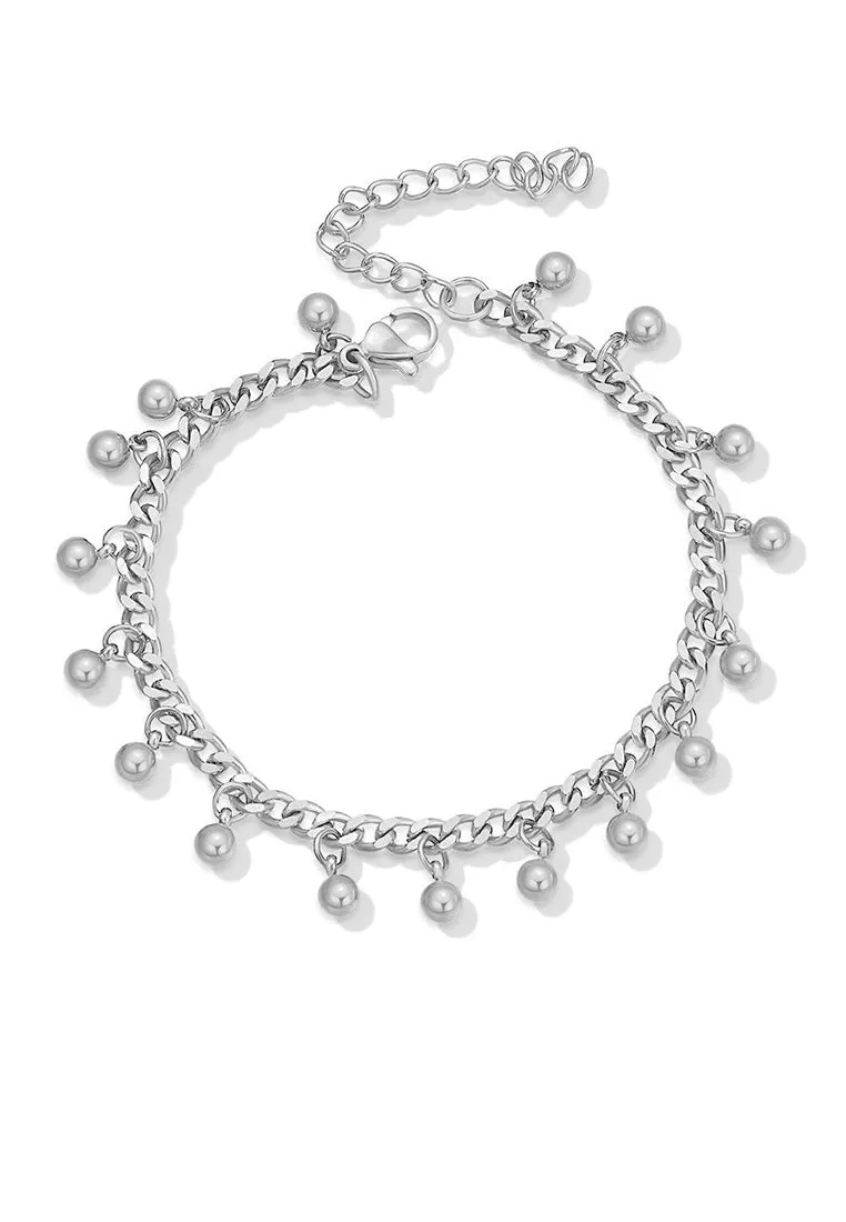 Zora Beads Pendant Chain Bracelet